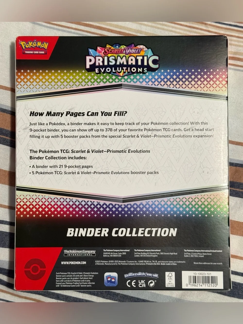 Pokemon Prismatic Evolutions Binder Collection NEW/SEALED